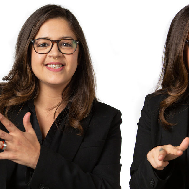 Sofia Adelino est la nouvelle présentatrice de «Signes», émission destinée aux personnes sourdes et malentendantes