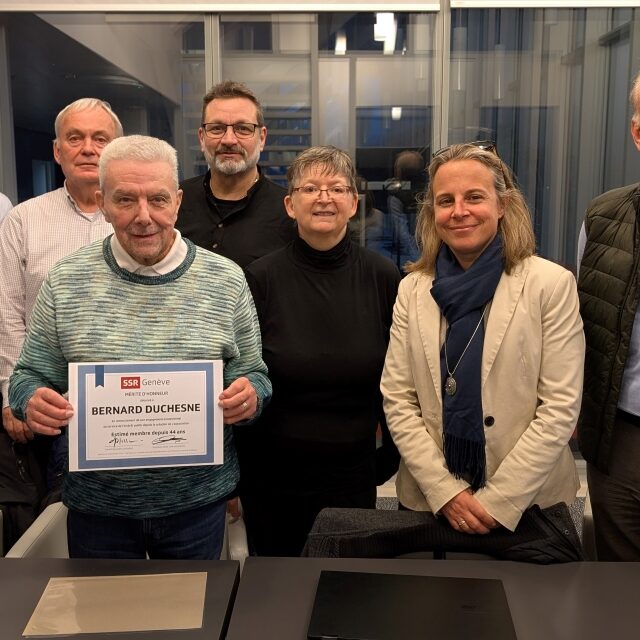 SSR.GE: Bernard Duchesne reçoit le Mérite d’honneur