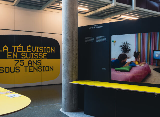 &laquo; La t&eacute;l&eacute;vision en Suisse. 75 ans sous tension &raquo;&nbsp;