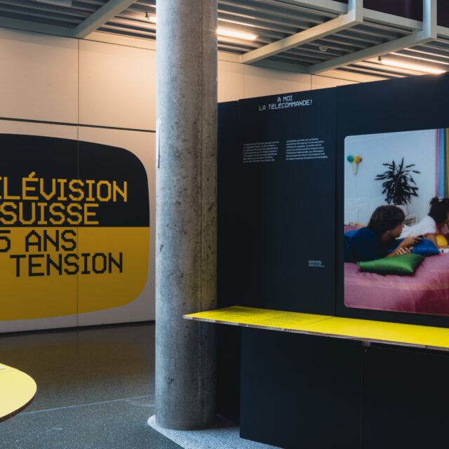 « La télévision en Suisse. 75 ans sous tension » 