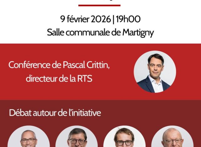 D&eacute;bat public &agrave; Martigny : &laquo; initiative SSR&nbsp;- 200 francs, &ccedil;a suffit! &raquo;