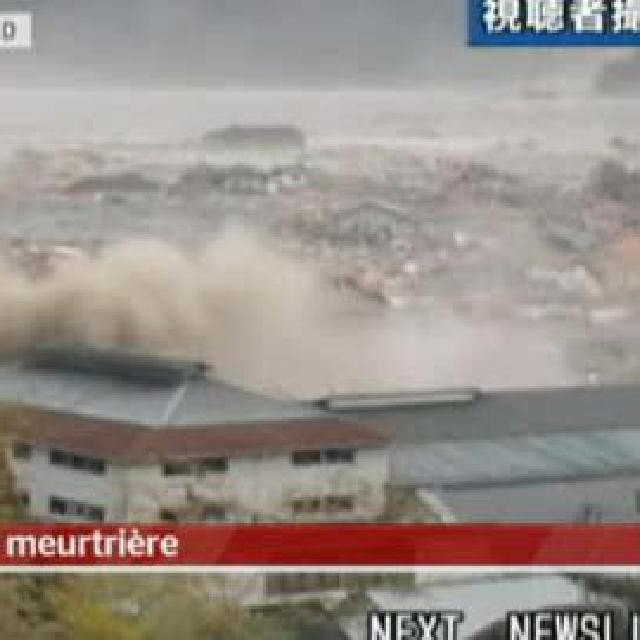 La couverture médiatique par la RTS des événments au Japon