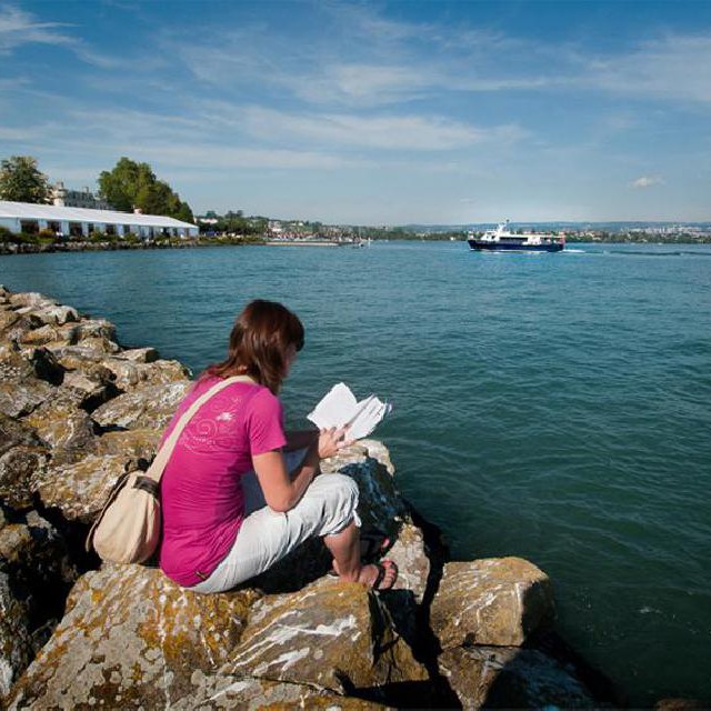 La RTS sur les quais de Morges